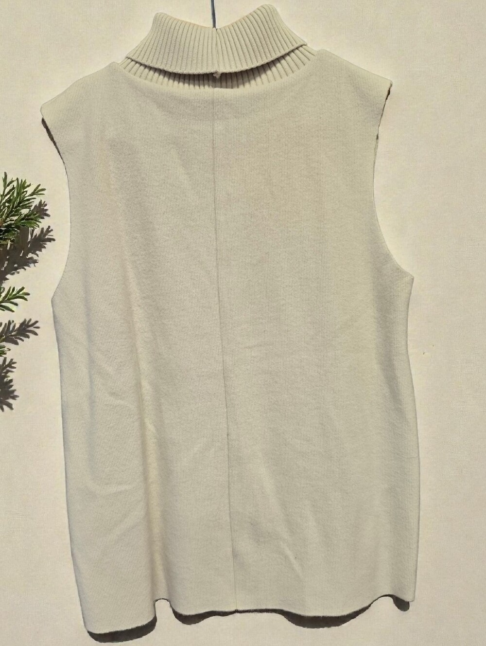 Zara Sleeveless Turtleneck Sweater Vest | NWT | Size S - Picture 2 of 4